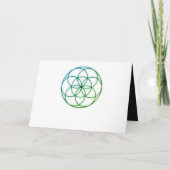 Monotonous Beat Gedicht Kaart (Achterkant)