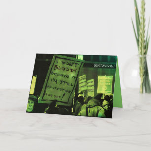 Monotonous Beat Gedicht Kaart