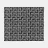 MONOTOON VINTAGE ZWART EN WIT FLEECE DEKEN (Voorkant (Horizontaal))