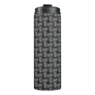 MONOTOON VINTAGE ZWART EN WIT THERMOSBEKER