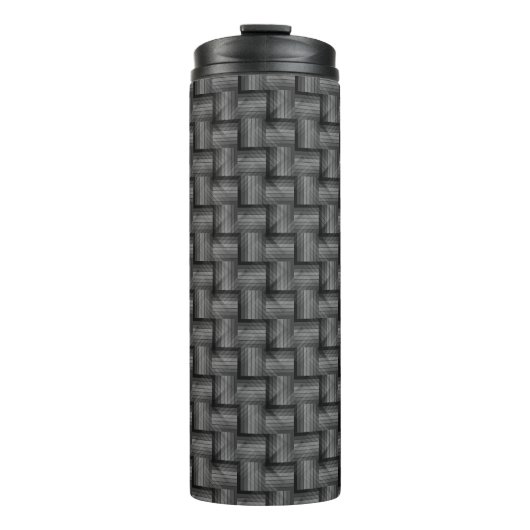 MONOTOON VINTAGE ZWART EN WIT THERMOSBEKER (Voorkant)