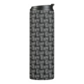 MONOTOON VINTAGE ZWART EN WIT THERMOSBEKER (Gedraaid links)