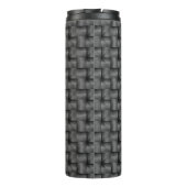 MONOTOON VINTAGE ZWART EN WIT THERMOSBEKER (Achterkant)