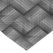 MONOTOON ZWARTE EN WITTE RETROSTIJL TAFELKLEED (Gekanteld)