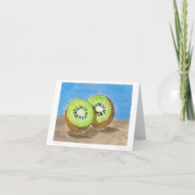 Monotype Kiwis Blank Card