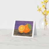 Monotype Sinaasappels blanco kaart (Gele Bloem)