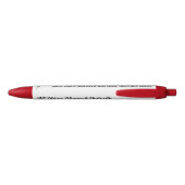Monovlinder Blauwe Inkt Pen (Achterkant)