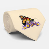 Monovlinder op Aster Stropdas (Opgerold)