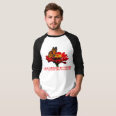 Monovlinder op bloem t-shirt (Voorkant volledig)