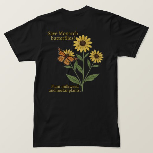 Monovlinder T-shirt (Design achterkant)