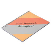 Monovlinder vlinder notitieboek (Linkerzijde)