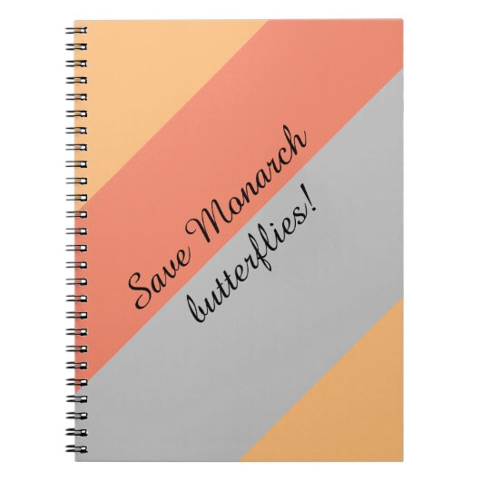 Monovlinder vlinder notitieboek (Voorkant)