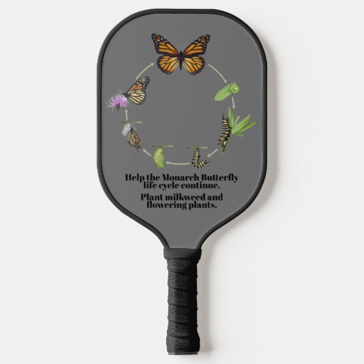 Monovlinder vlinder pickleball paddle (Voorkant)
