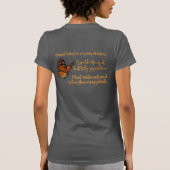 Monovlinder vlinder t-shirt (Achterkant)
