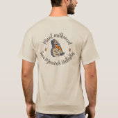Monovlinder vlinder t-shirt (Achterkant)