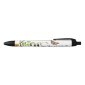 Monovlinder vlinder zwarte inkt pen (Bovenkant)