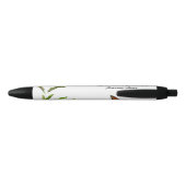 Monovlinder vlinder zwarte inkt pen (Achterkant)