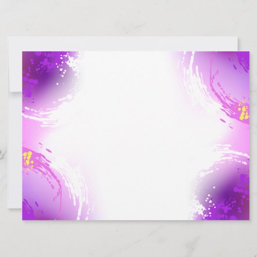 Monovlinders op Paarse Achtergrond (Achterkant)