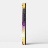 Monovlinders op paarse achtergrond Case-Mate iPhone case (Achterkant / Links)