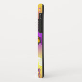 Monovlinders op paarse achtergrond Case-Mate iPhone case (Achterkant/links)