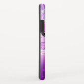 Monovlinders op paarse achtergrond Case-Mate iPhone case (Achterkant/rechts)