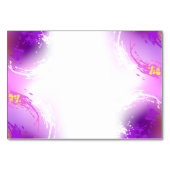 Monovlinders op Paarse Achtergrond Kaart (Achterkant)