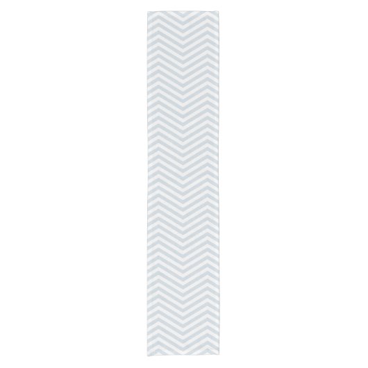MonoZag Mist Blauwe Korte Tafelloper (Voorkant)