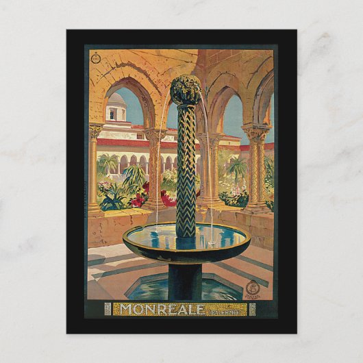 Monreale Palermo Italië Briefkaart (Voorkant)