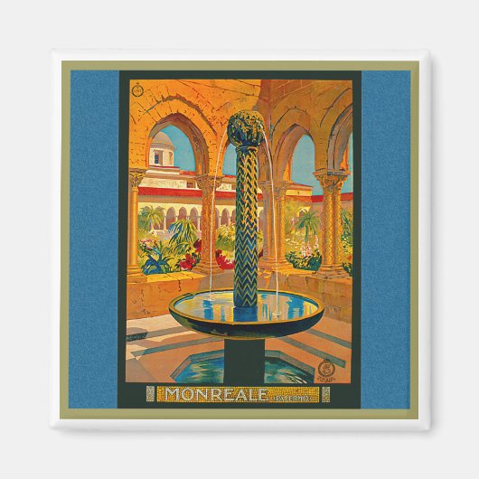 Monreale Palermo Italië Magneet (Voorkant)