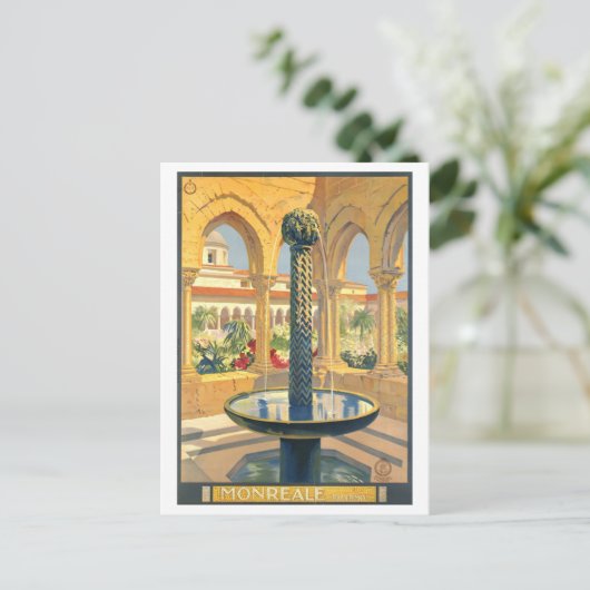 Monreale, Palermo, Reisposter Briefkaart (Staand voorkant)