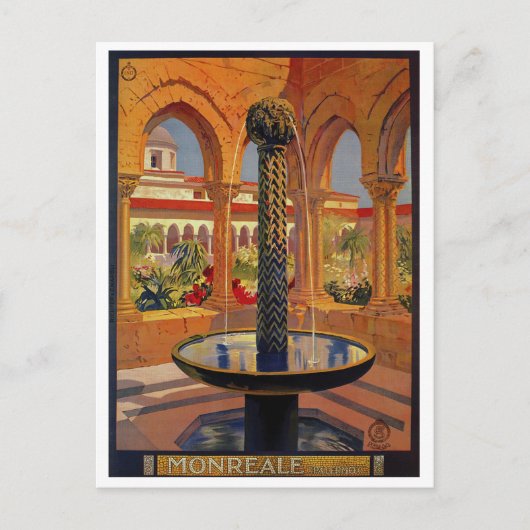 Monreale, Sicilië, Italië Briefkaart (Voorkant)