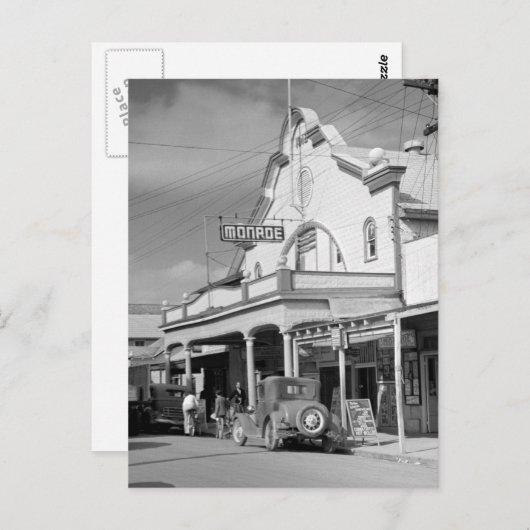 Monroe Cafe, Key West, jaren '30 Briefkaart (Voorkant / Achterkant)