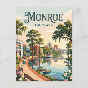 Monroe, Louisiana Briefkaart
