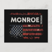Monroe Michigan Briefkaart (Voorkant)