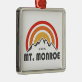 Monroe New Hampshire Metalen Ornament (Rechts)