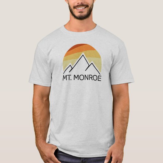 Monroe New Hampshire Retro T-shirt (Voorkant)