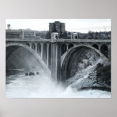Monroe St Bridge 2 - Spokane Washington Poster (Voorkant)