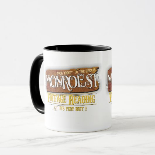 Monroe St Press Coffee Mok (Voorkant links)