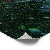 Monroe Street Bridge en Herfsten op Spokane River Poster (Hoek)