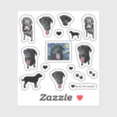 Monroe the Labrador Funny Dog Sticker (Vel)