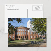 Monroeville, Alabama Post Card Briefkaart (Voorkant / Achterkant)