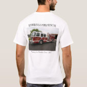 Monrovia, AL Fire/Rescue E-512  T-shirt (Achterkant)
