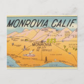  Monrovia Californië Briefkaart (Voorkant)