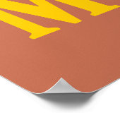 Monrovia City vlag Poster (Hoek)