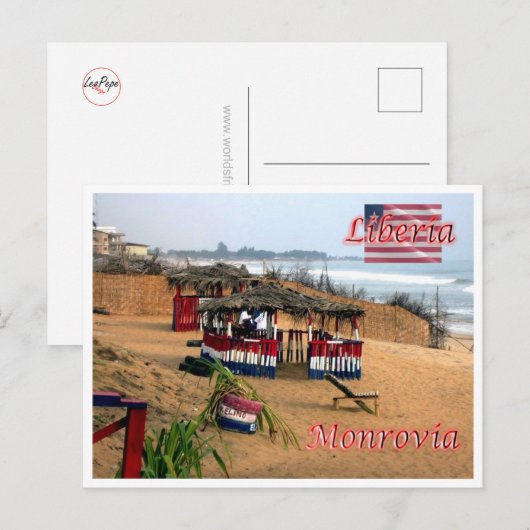 Monrovia - Liberia - Panorama - Briefkaart (Voorkant / Achterkant)