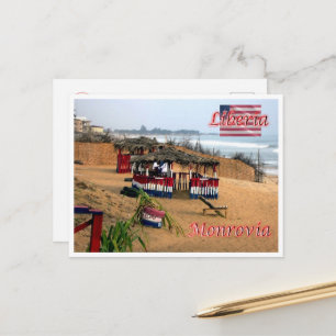 Monrovia - Liberia - Panorama - Briefkaart