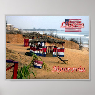 Monrovia - Liberia - Panorama - Poster