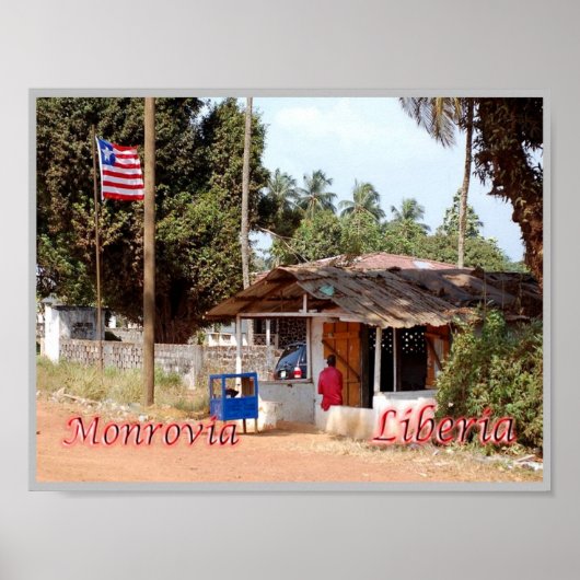 Monrovia - Liberia - Poster (Voorkant)