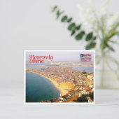 Monrovia - Liberia - Uitzicht vanuit de lucht - Briefkaart (Staand voorkant)