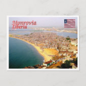 Monrovia - Liberia - Uitzicht vanuit de lucht - Briefkaart (Voorkant)